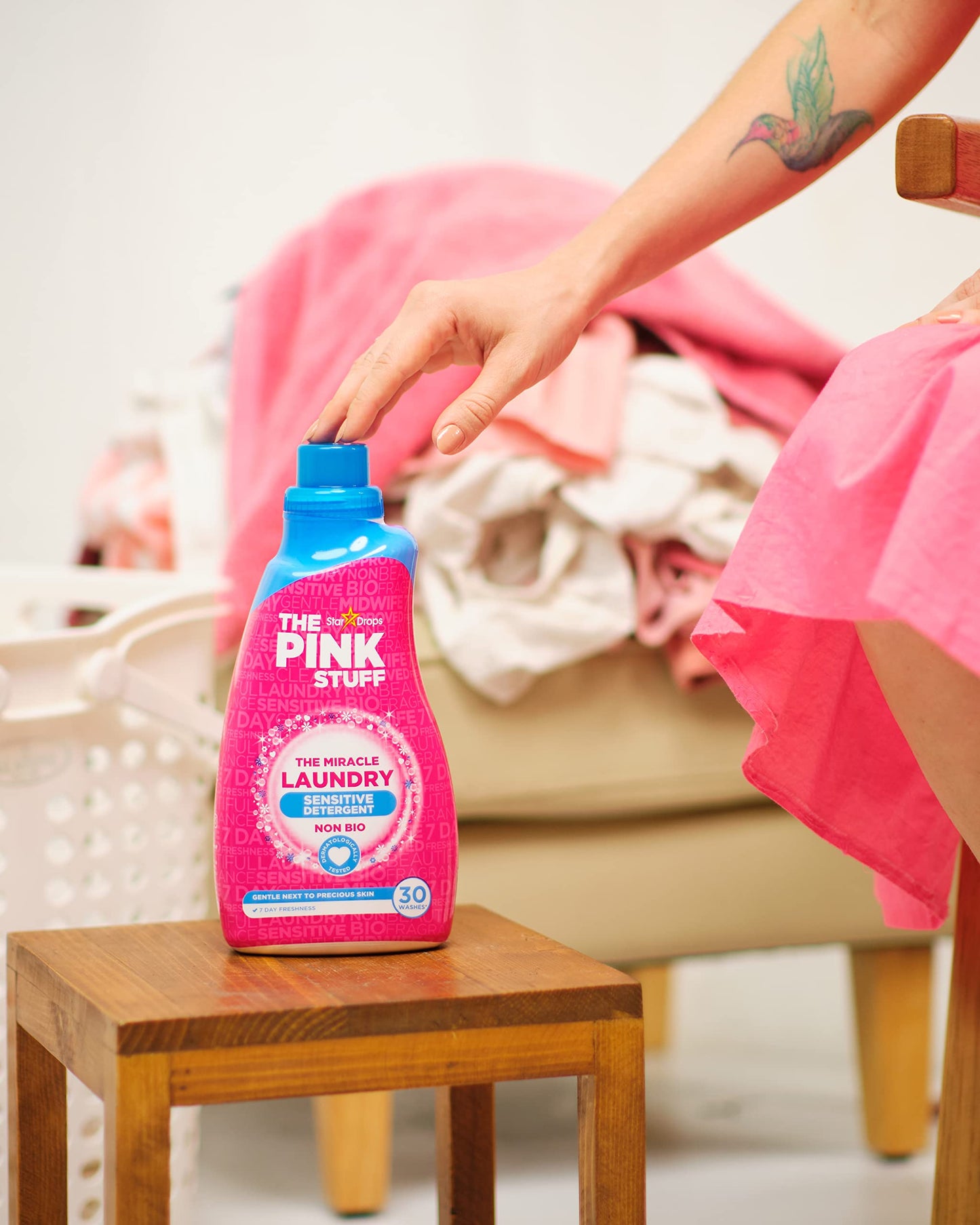 Lessive Sensitive Liquide 960ml Pink Stuff