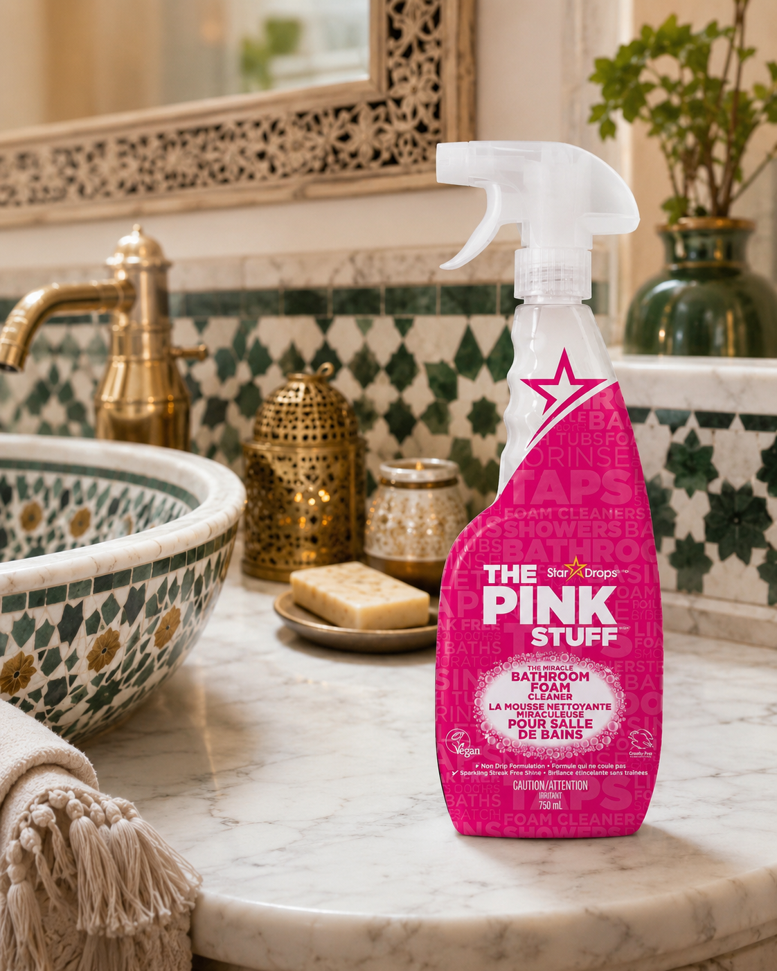 Pink Stuff Bathroom Foam Spray